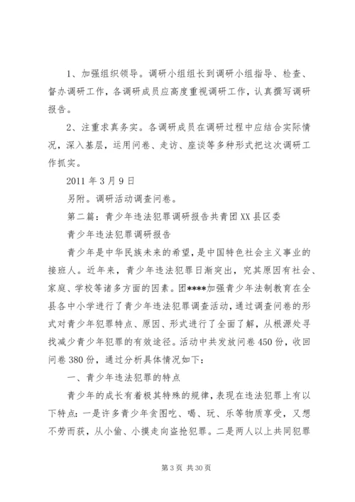 违法犯罪活动调研方案_1.docx