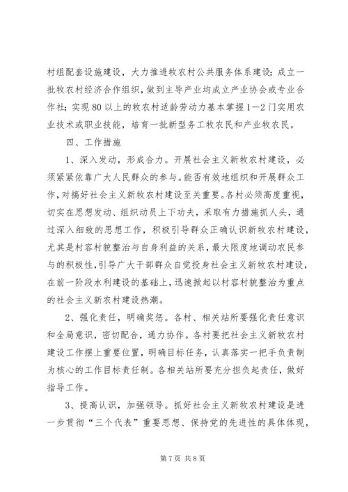 镇建设社会主义新农村实施方案.docx