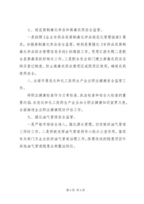 全县XX年危险化学品安全监管要点.docx
