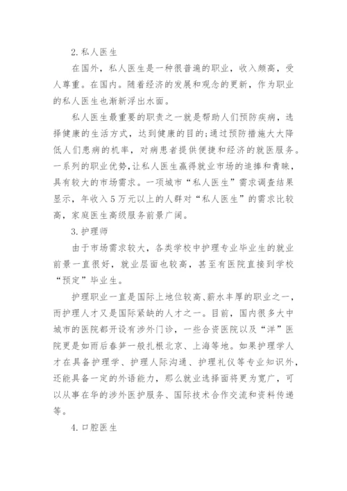 医学类专业考研就业前景分析.docx