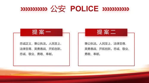 忠诚铸警魂护航新征程公安警察动态PPT模板
