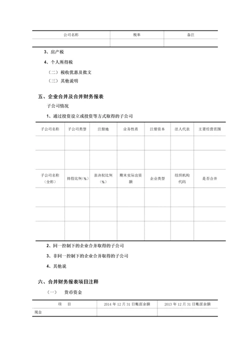 会计报表附注模板.docx