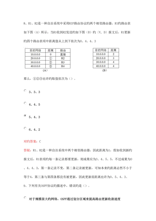 2023年三级网络技术题库一.docx