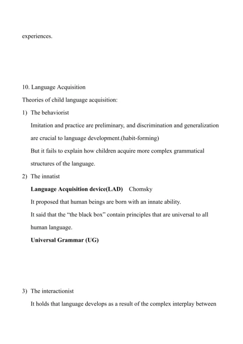 2022年Linguistics语言学归纳.docx