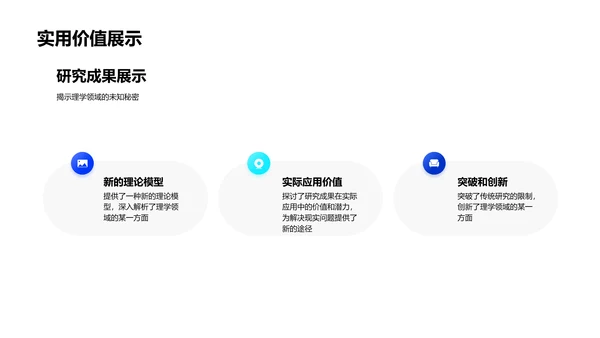 理学研究开题报告PPT模板