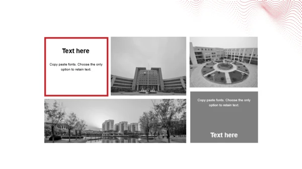 红色江西财经大学文学系学术答辩PPT模板