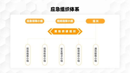 橙色简约几何商务应急预案培训PPT模板应急培训