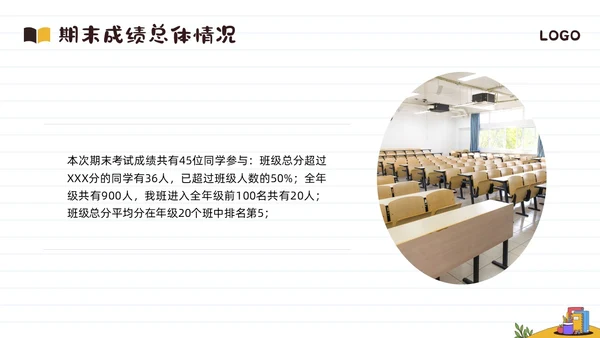 黄棕简约期末家长会PPT模板宣传PPT动态PPT