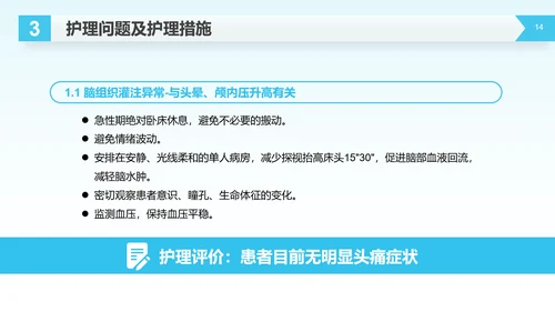 医疗生命守护者护理查房脑出血案例讲解PPT模板