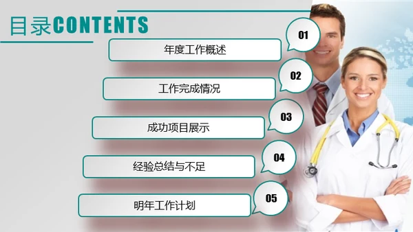 医疗行业医院专用通用PPT工作报告