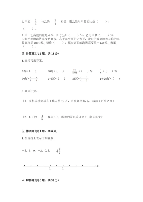 小升初数学期末测试卷及完整答案（全国通用）.docx