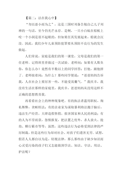法在我心中作文800字.docx