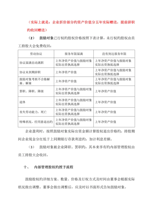 股权激励方案.docx