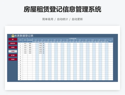 房屋租赁登记信息管理系统