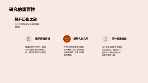 古代历史答辩报告PPT模板