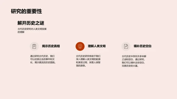 古代历史答辩报告PPT模板
