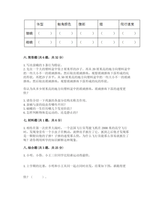 教科版小学科学三年级下册期末测试卷（轻巧夺冠）.docx