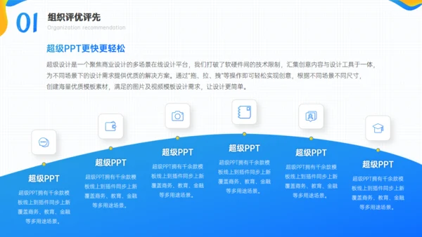 组织评优评先工作汇报通用PPT模板