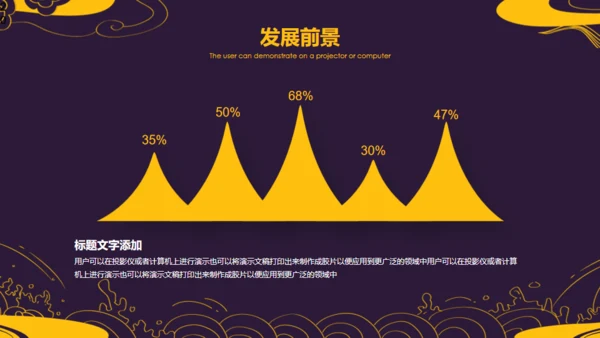 中国风中式设计云纹通用PPT模板