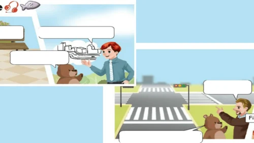 Unit 1 How can I get there？ Part C story time（课件+嵌