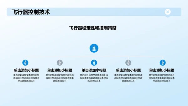 蓝色3D风航空航天类专业通用PPT模板