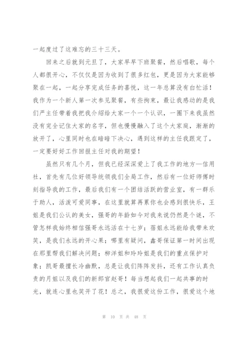 新员工年度总结(15篇).docx