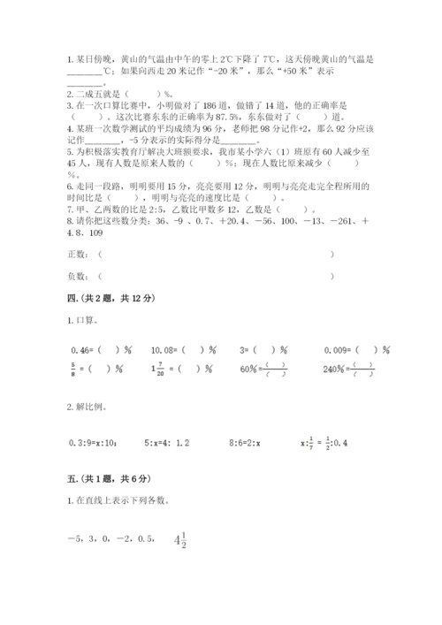 苏教版六年级数学小升初试卷附答案【突破训练】.docx