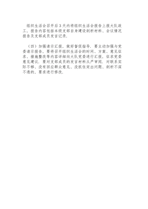 党支部组织生活会实施方案.docx