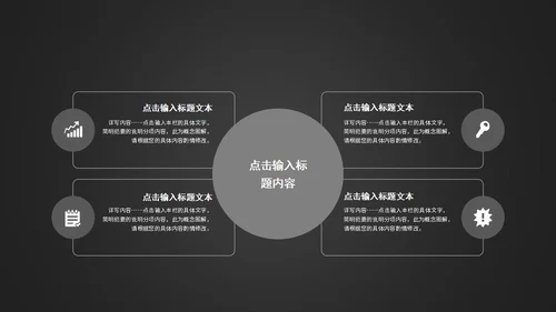 暗黑商务风企业计划书PPT模板