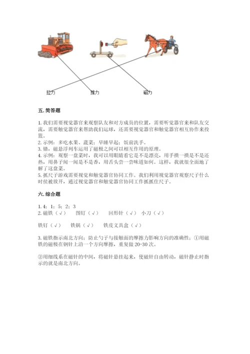 教科版小学科学二年级下册期末测试卷精品（实用）.docx