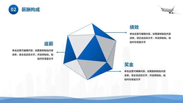 城市商务企业团队招聘宣传PPT模板