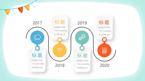 卡通可爱宝宝母婴婴儿护理中心医院社区讲座保健中心早教宣传PPT