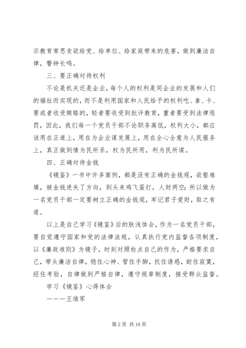 学习《镜鉴》体会[模版] (4).docx