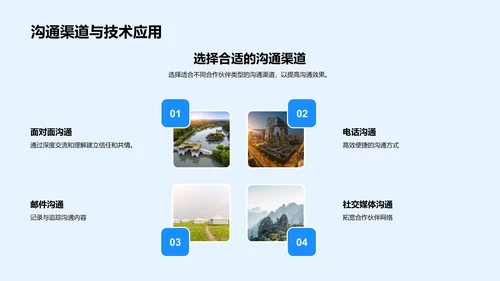旅游业合作沟通技巧PPT模板