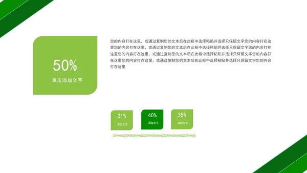 绿色简约几何形状教学教育培训PPT模板