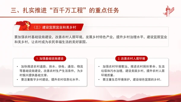 百千万工程党课扎实推荐百县千镇万村高质量发展工程PPT课件
