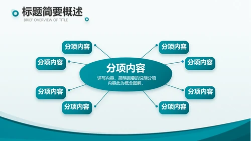 蓝色医疗医院科室工作总结动态PPT