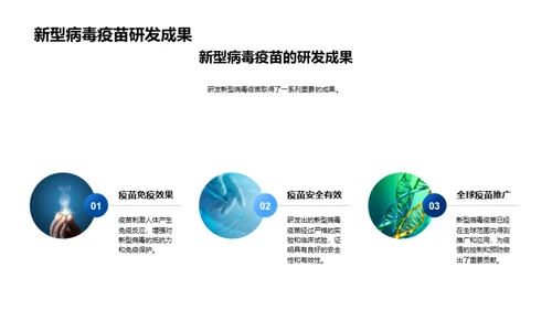 科技风生物医疗教学课件PPT模板