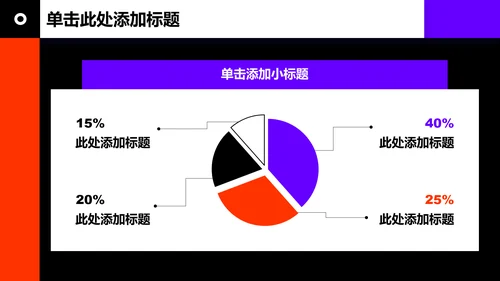 紫橙色艺术风格通用营销提案演示PPT模板