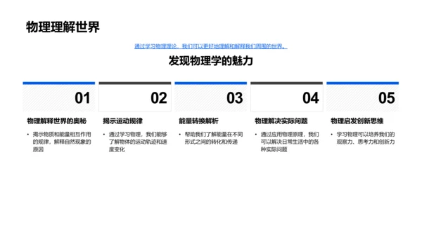 物理学与日常生活PPT模板