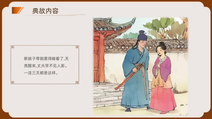 神话故事民间神话传说狗咬吕洞宾通用PPT模板