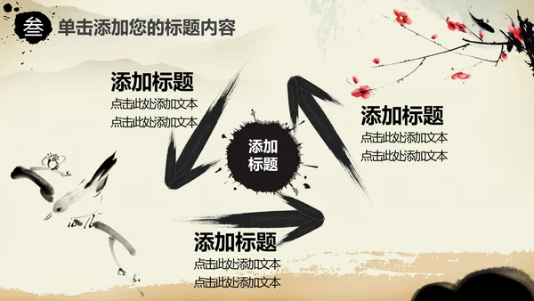 中国风古典乐器琵琶ppt模板