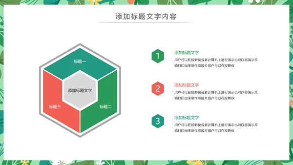 唯美清新主题述职报告PPT模板