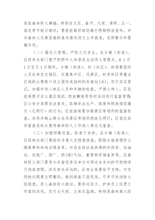 社区森林防火应急预案.docx