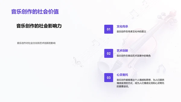 音乐创作实践教学PPT模板