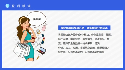互联网跨境电商购物节通用PPT模板
