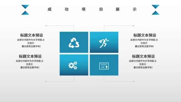 蓝色大气科技风商业计划书通用PPT模板