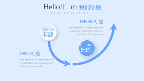 蓝色简约口腔年终工作总结动态PPT