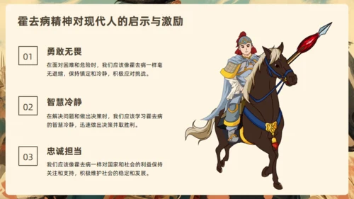 霍去病介绍通用PPT模板