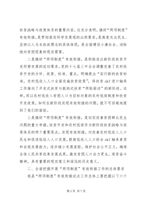 副书记在扶贫试点会发言.docx